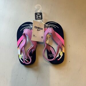 OshKosh B'gosh Pink and Navy Toddler Sandals